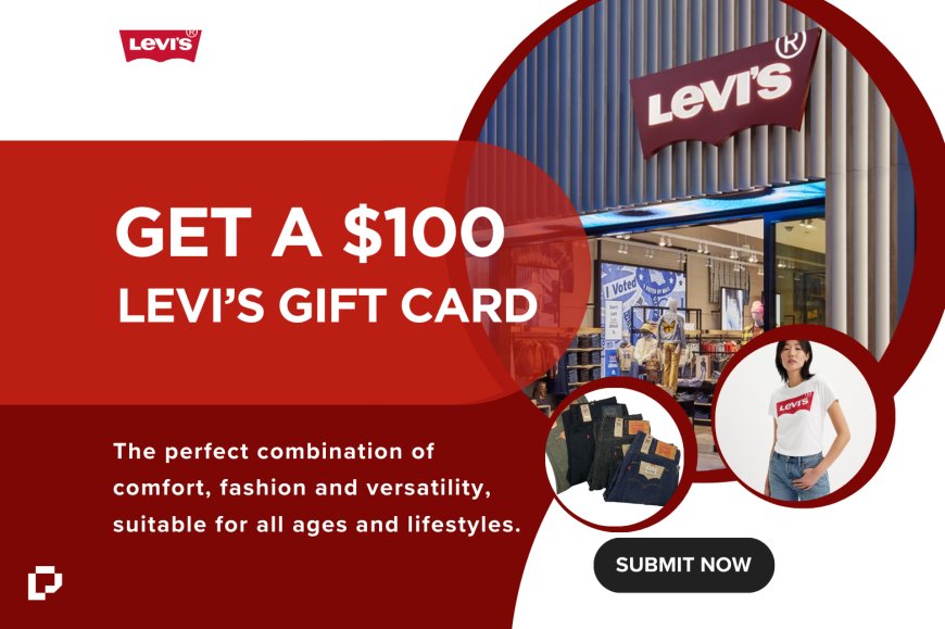 Win a $100 Levi's Gift Card with Jetsetty!