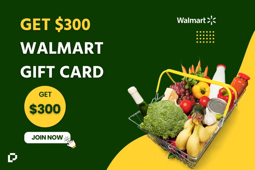 Win a $300 Walmart Gift Card with PrizeGrab!